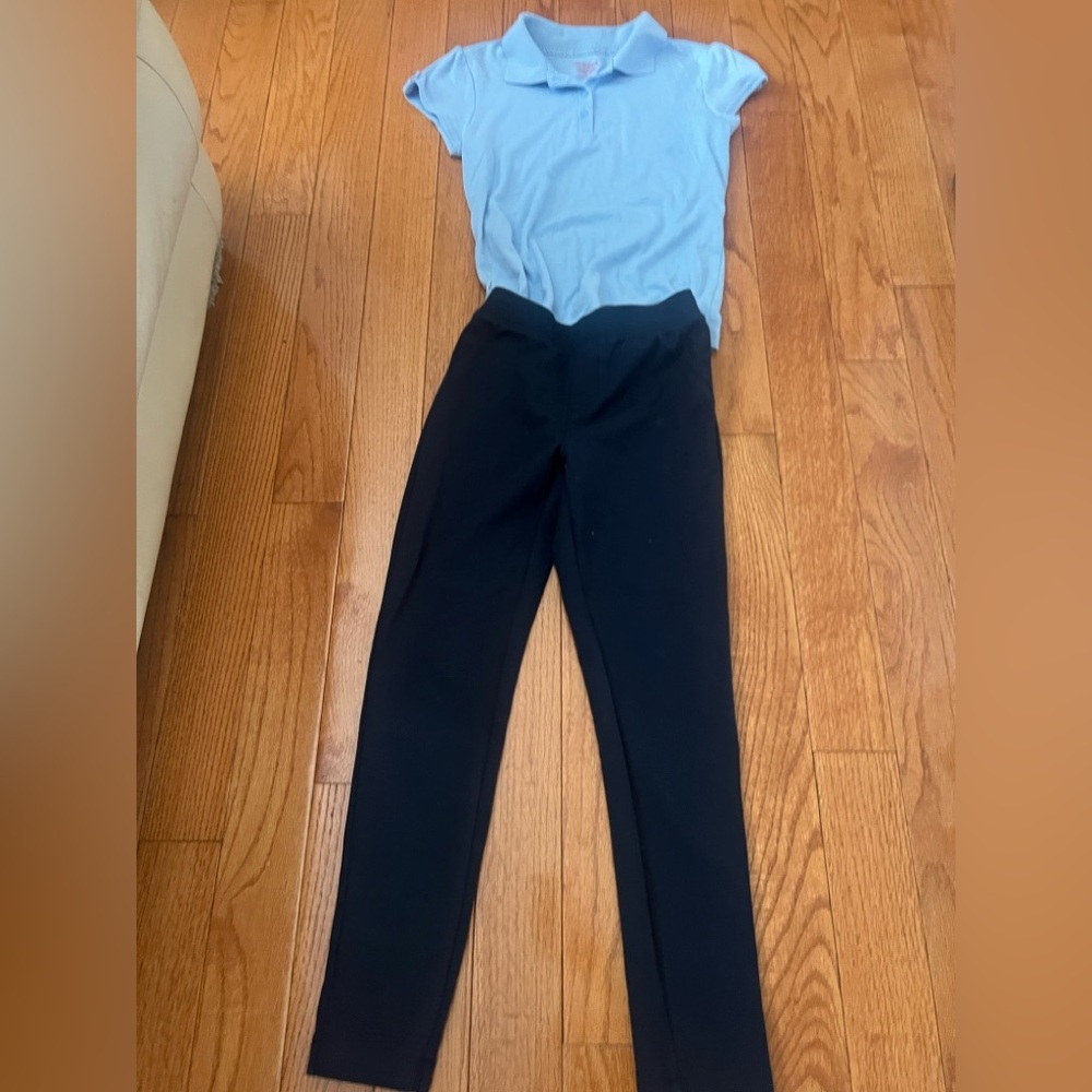 Cat & Jack kids Black Straight Leg Pants unifor